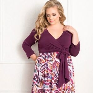 NWT Igigi Belissima Feathers dress Sz 22/24